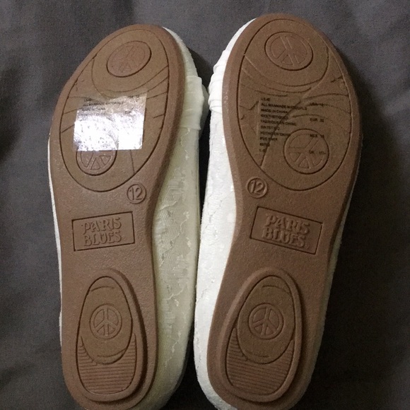 Paris Blues white flats - Picture 3 of 4